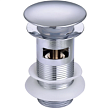 Донный клапан Aquatek AQ6001CR click-clack, хром