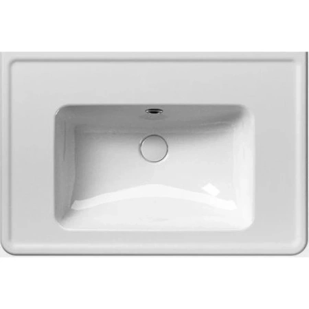 раковина gsi classic 8787111 подвесная, 75x50 см, bianco lucido (белый глянец)