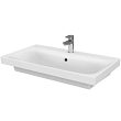 Раковина полувстраиваемая 1MarKa Cersanit Moduo 80 Slim P-UM-MOD80SL/1, белая