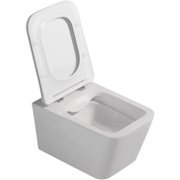комплект инсталляция с унитазом abber ac1201-ac0105-ac0121mmg с кнопкой смыва, золотой матовый + унитаз подвесной abber rechteck безободковый, с сиденьем микролифт, белый