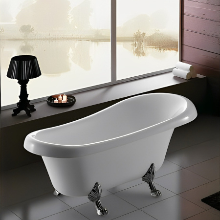 акриловая ванна cerutti spa classic 157x74 ct9323 без гидромассажа