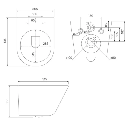 унитаз подвесной iddis calipso calr3bmi25 безободковый, с микролифтом