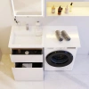 раковина над стиральной машиной am.pm x-joy 120 l m85awpl1201wg, белая