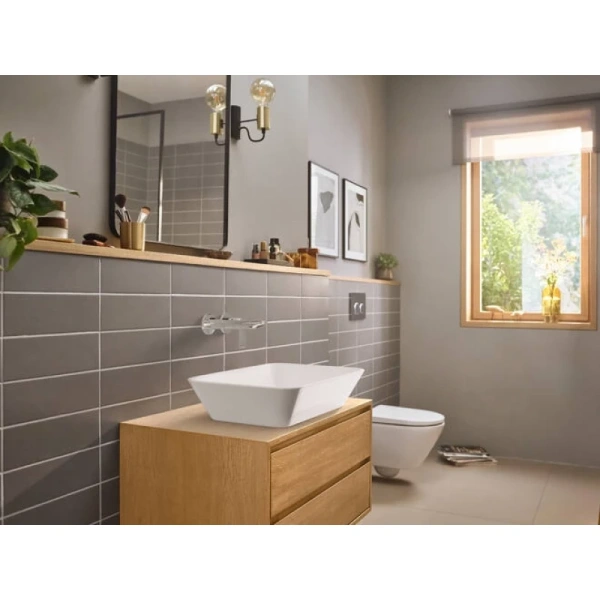 смеситель для раковины с выпуском hansgrohe rebris e 72568000