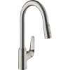 Смеситель для кухни Hansgrohe Focus M42 71820800, сталь