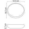 мыльница wasserkraft dinkel k-4629 цвет белый