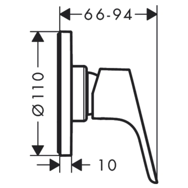 смеситель для душа hansgrohe focus 31961000
