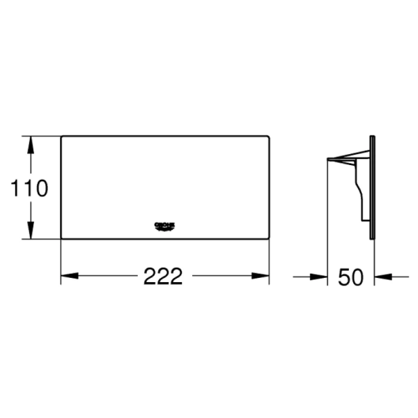 Полочка для смесителя Grohe Plus 40954000