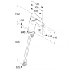 смеситель для раковины kludi pure&easy 372920565