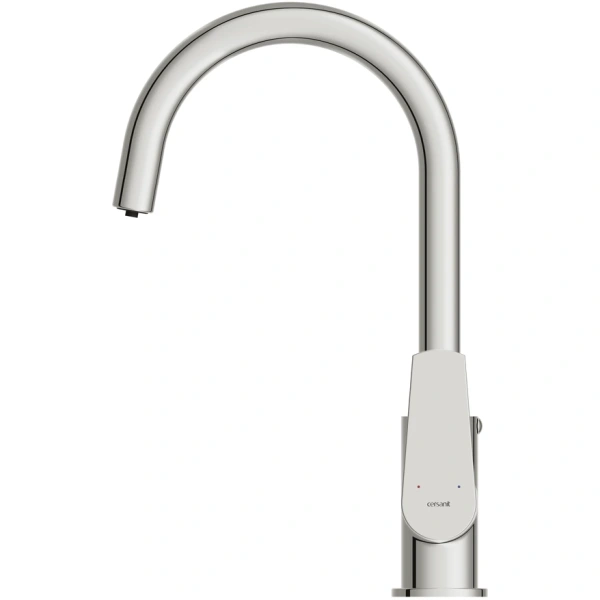 смеситель для кухни cersanit moduo a64839 с подключением к фильтру, хром