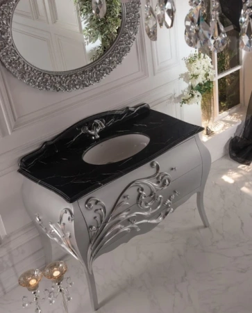 смеситель для раковины boheme brillante presente 351 хром