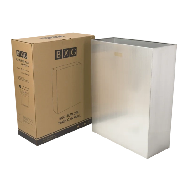 Урна BXG TCW-24L 24 л, хром