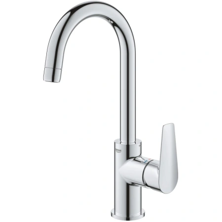 смеситель для раковины с донным клапаном grohe bauedge new 23760001