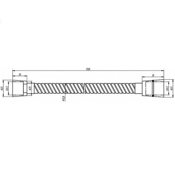 душевой шланг aquanet steel af210-97s 245420 сатин