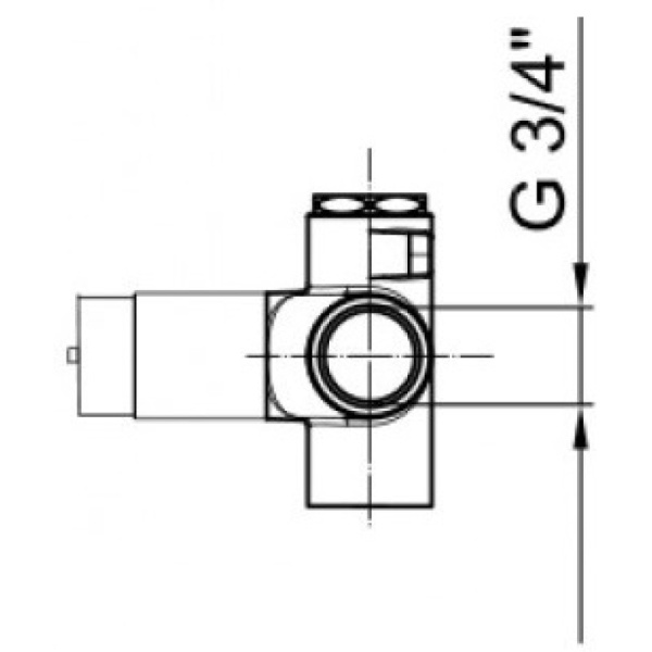 скрытая монтажная часть 3/4 webert living ac0935015