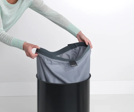 корзина для белья brabantia 120022 черная