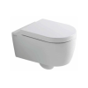 Унитаз подвесной Cielo Smile SMVSNWK безободковый, без сиденья, цвет Gloss White