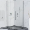 Душевой уголок RGW Stilvoll SV-12+100 см (148,5-150)x100x195 профиль хром, стекло прозрачное