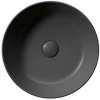 раковина gsi kube x 943526 накладная, ø32 см, ardesia opaco (черный матовый)