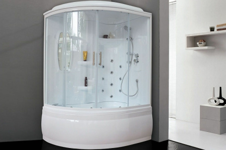 душевой бокс royal bath alp 170x100 rb170alp-t-r с гидромассажем