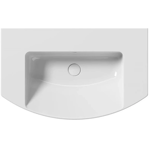 раковина gsi norm 8644111 подвесная, 80x50 см, bianco lucido (белый глянец)