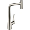 Смеситель для кухни Hansgrohe Metris Select M71 73820800, сталь