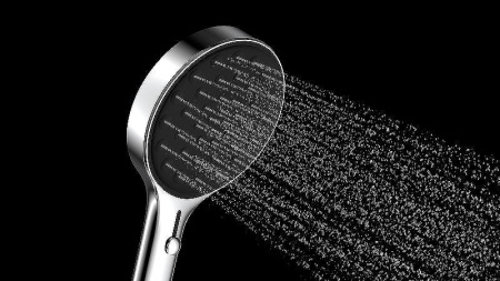 ручной душ aquame aqm8501mw белый матовый