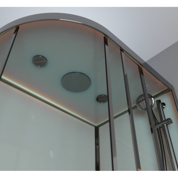 душевая кабина 120x80x220 см frank f412/1r brilliant 181009 прозрачное