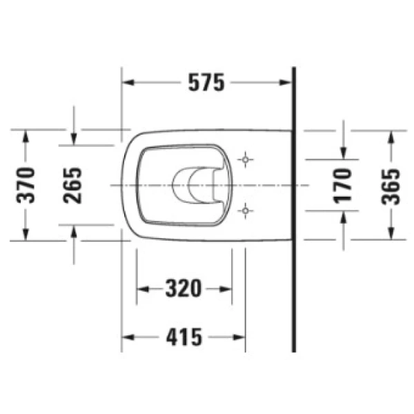 унитаз приставной duravit durastyle 2150090000