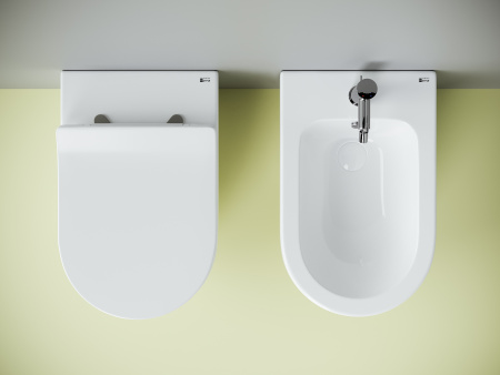 биде ceramicanova metropol cn4005 напольное, белое