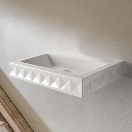 Раковина подвесная 82.5 см, Bette Loft Ornament A230-000 SWV1A цвет: белый