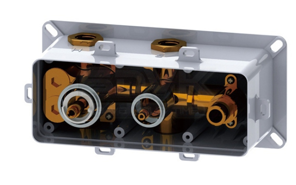 гигиенический душ со смесителем rgw shower panels sp-44-01 21140544-11 с термостатом хром