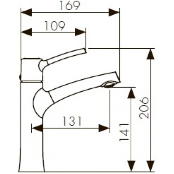 смеситель для раковины kaiser stick 49111 хром