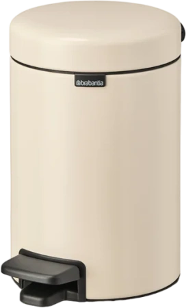 мусорное ведро brabantia newicon 149887 3 л, бежевое