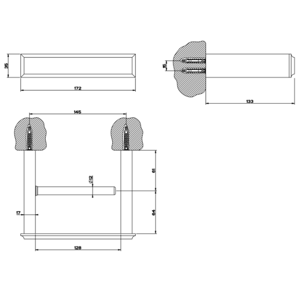 Держатель туалетной бумаги Gessi Eleganza 46455#080