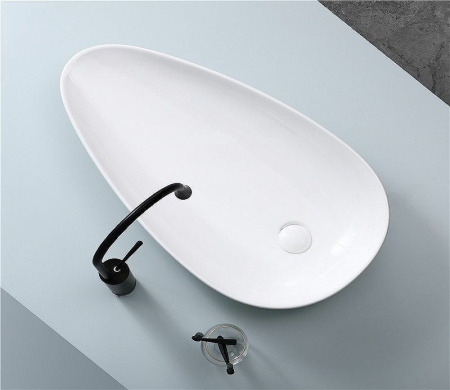 раковина-чаша ceramalux 66 7862-1 белая глянцевая