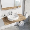 раковина-чаша ravak ceramic o slim 55 см xjx01155001, белая