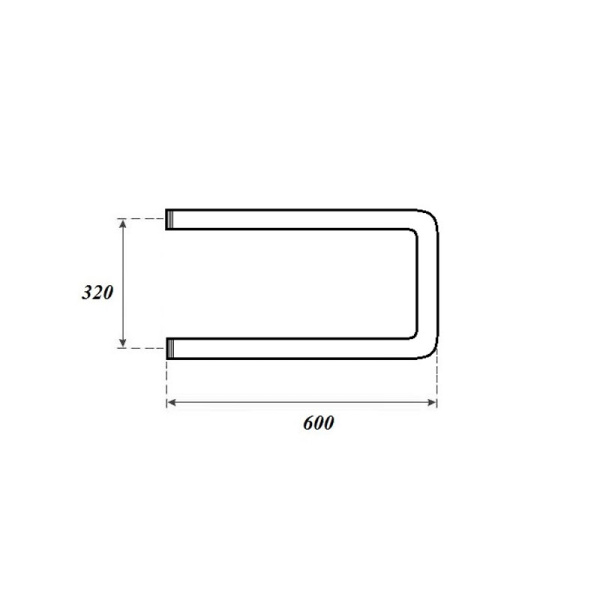 полотенцесушитель водяной point pn35336 320x600 п-образный (1") цвет хром