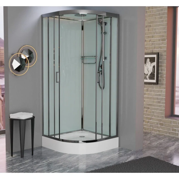 душевая кабина 110x110x220 см frank f410 м brilliant 20082 текстурное стекло