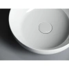 раковина ceramicanova element cn6020 накладная, ø37 см, белая