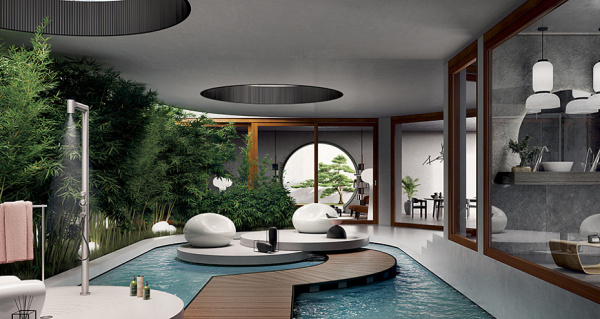 душевая стойка gessi outdoor 63229#239 steel brushed