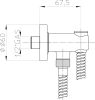 душевая лейка bossini agua life c12004c.030 хром