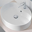 Раковина Scarabeo Thin 8030/R накладная, округлая, 54.5x45 см, белая