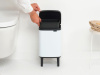 мусорное ведро brabantia bo hi 227042 4 л, белое