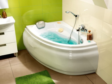 акриловая ванна cersanit joanna 140x90 l wa-joanna*140-l