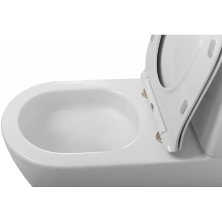 унитаз-компакт belbagno sfera-tor bb2141cp-tor, без бачка и сиденья, безободковый со смывом tornado, цвет белый.