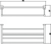 полка для полотенец 57,2 см savol 99 s-009944