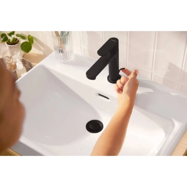 смеситель для раковины с донным клапаном coolstart hansgrohe rebris s 72519670