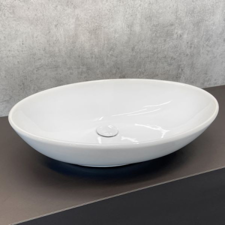 раковина накладная 60 см comforty 7689 белый