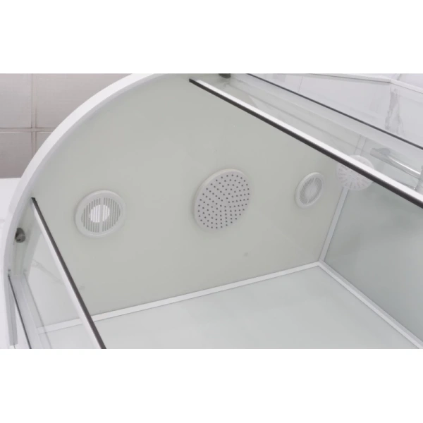 душевая кабина 120x80x220 см frank f412r white 412214 прозрачное